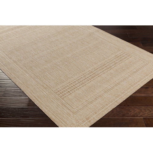 Foundstone™ Corryn Khaki Indoor/Outdoor Rug & Reviews Wayfair